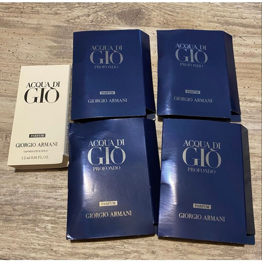 Giorgio Armani Acquaintance Di Gio Mens Cologne Sample Lot